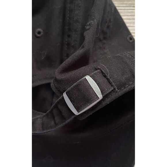 Victoria Secret PINK Baseball Ball Cap Adjustable Black Faded Hat Strapback - Picture 4 of 4